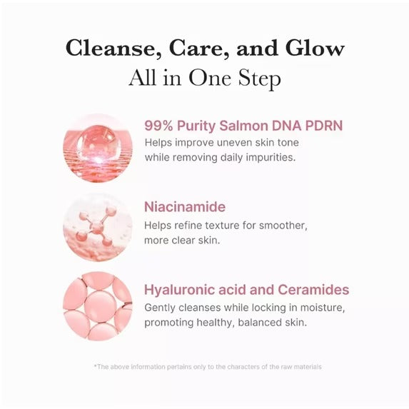 Medicube PDRN Pink Niacinamide Whip Cleanser - 4.23 oz