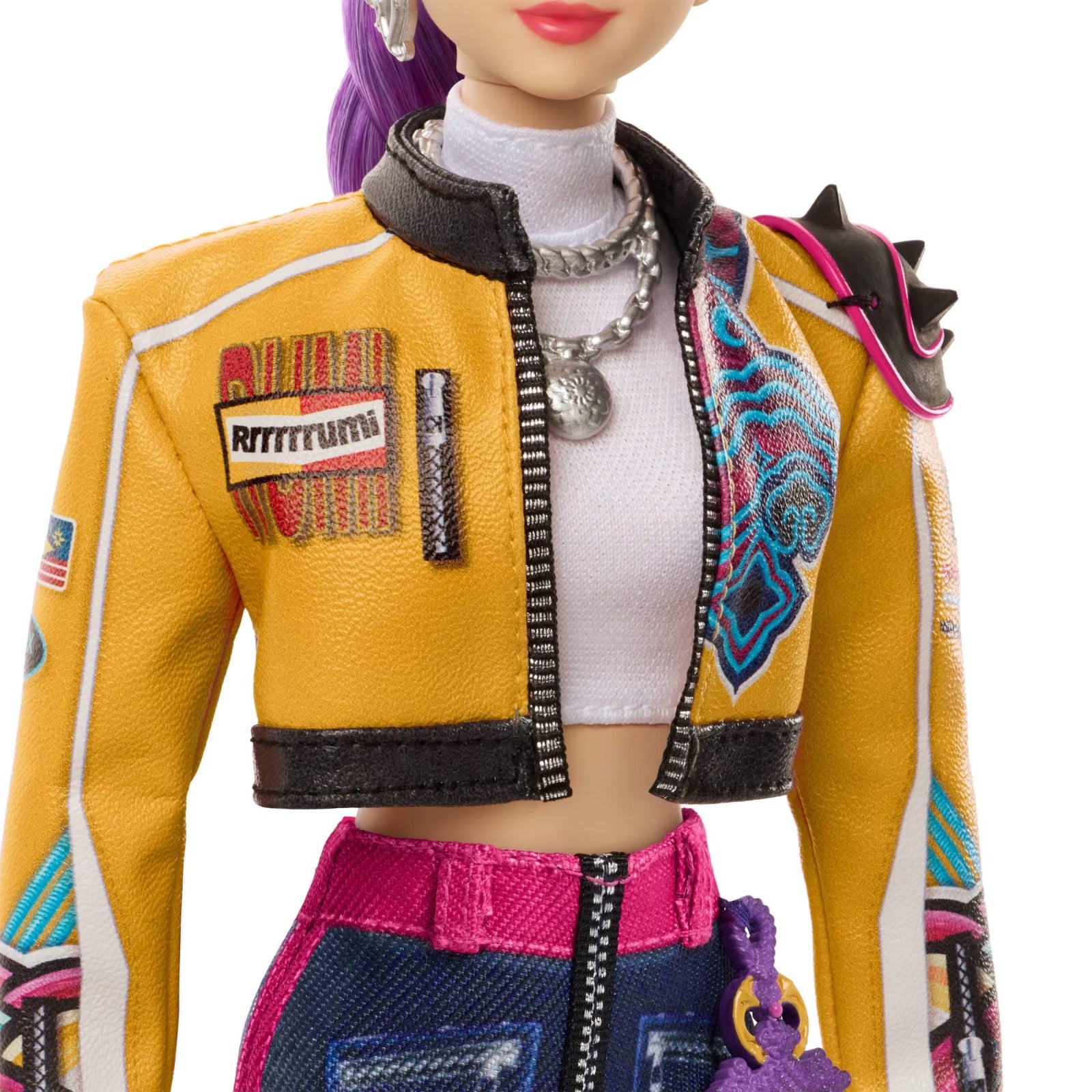 KPop Demon Hunters HUNTR/X Rumi Fashion Doll in Removable Look with Themed Movie Accessories