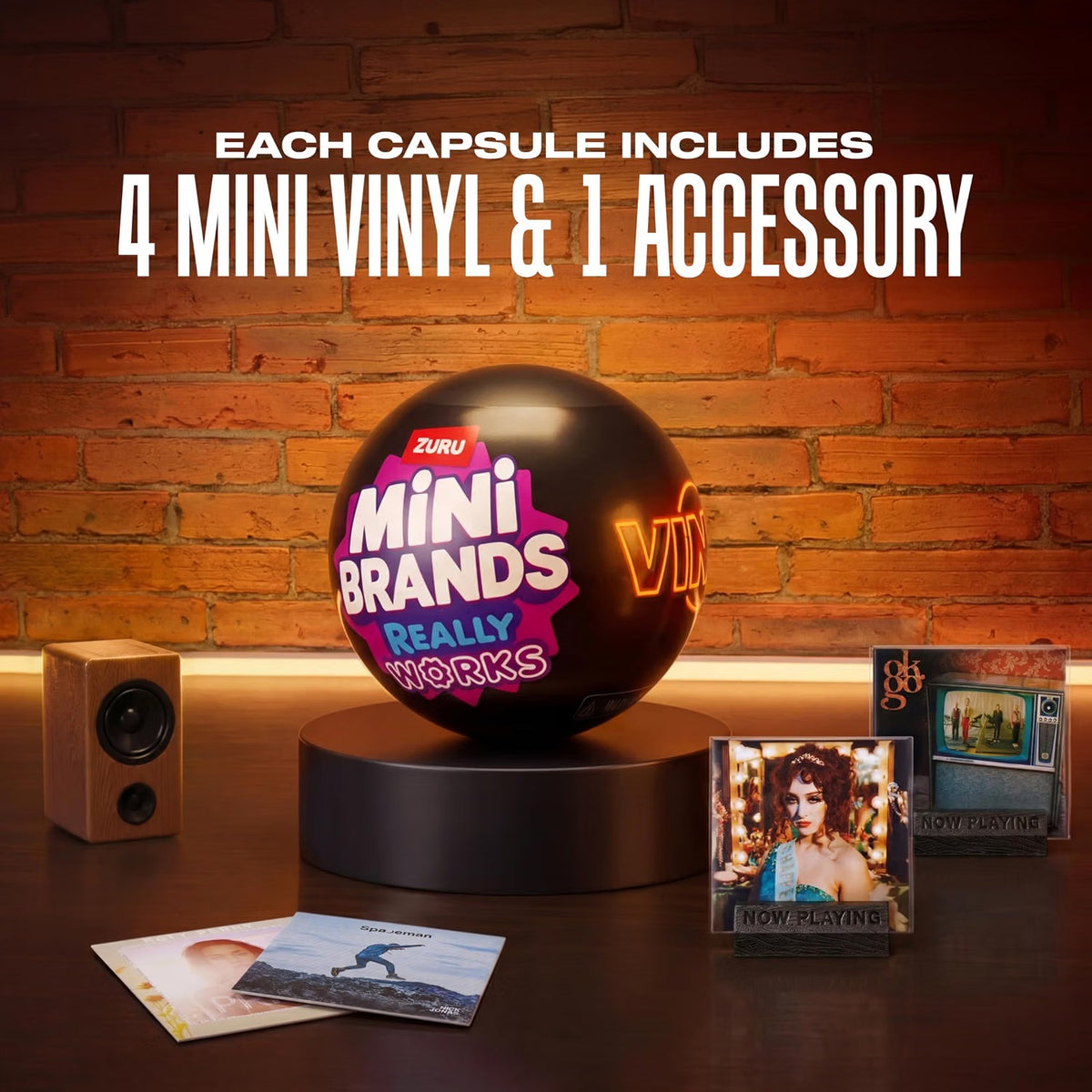 Mini Brands Really Works Vinyl Capsule Series 1 (2 Pack) by ZURU