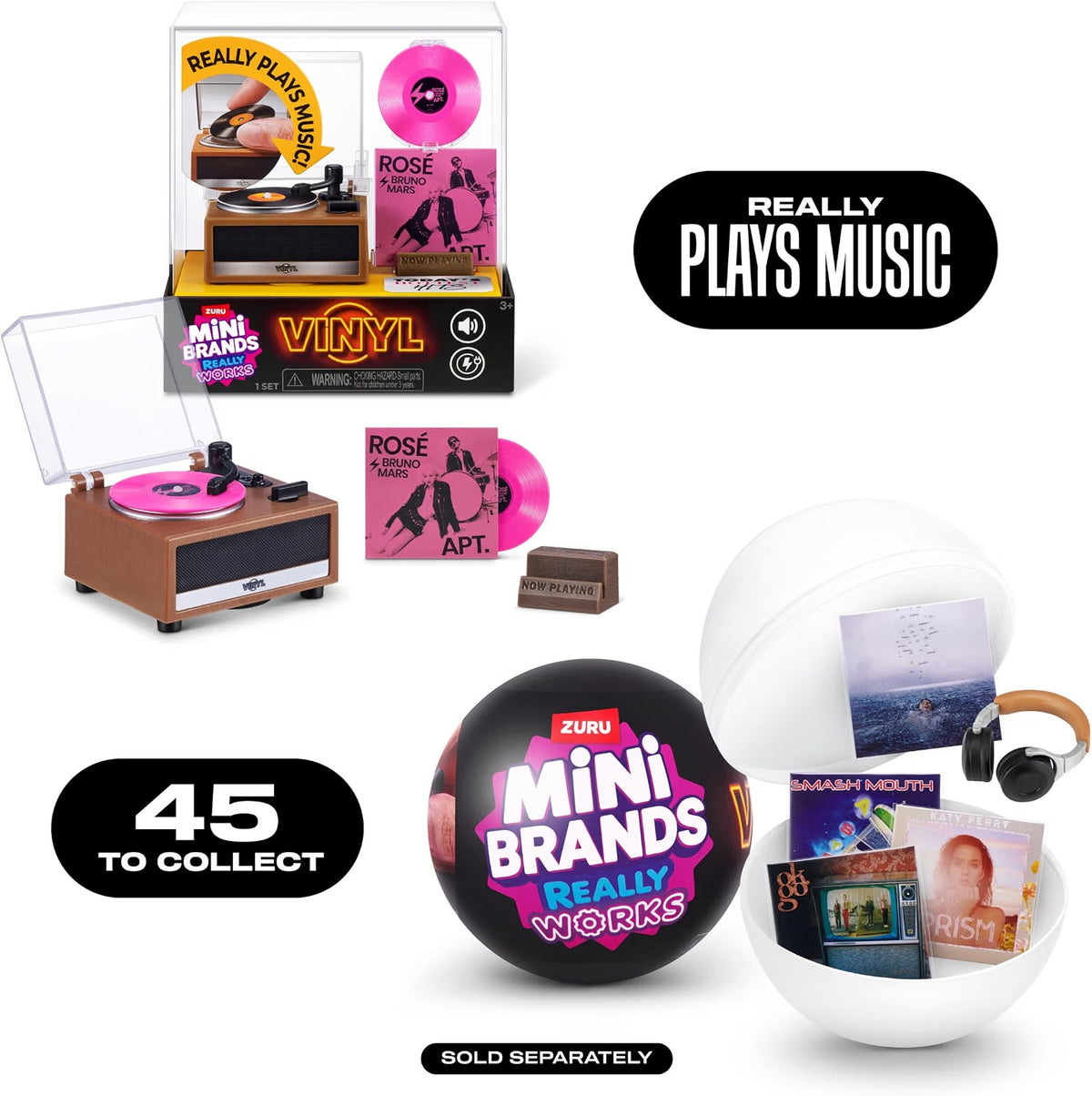 Mini Brands Really Works Vinyl Capsule Series 1 (2 Pack) by ZURU
