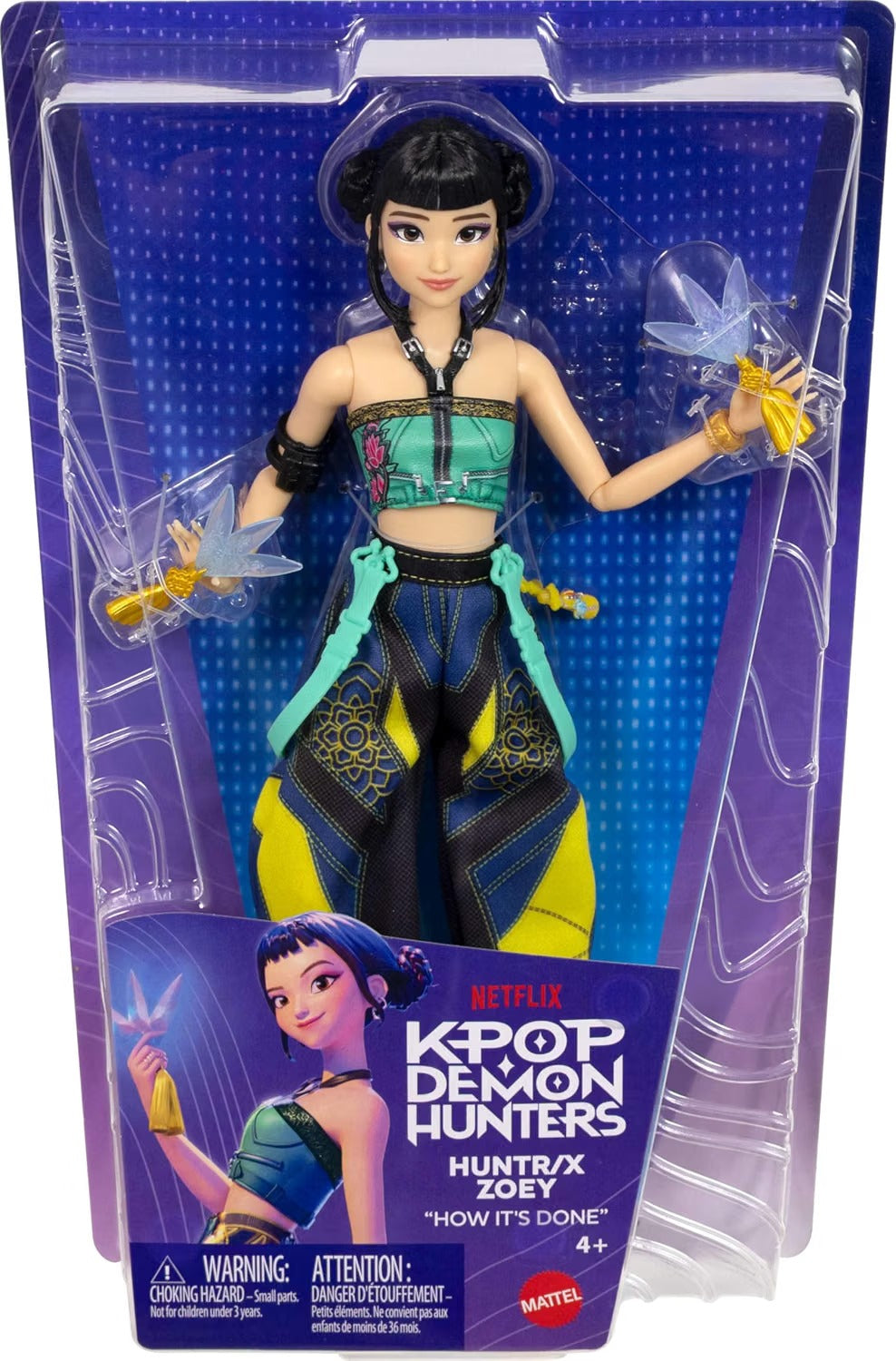 Mattel KPop Demon Hunters HUNTR/X Zoey Fashion Doll