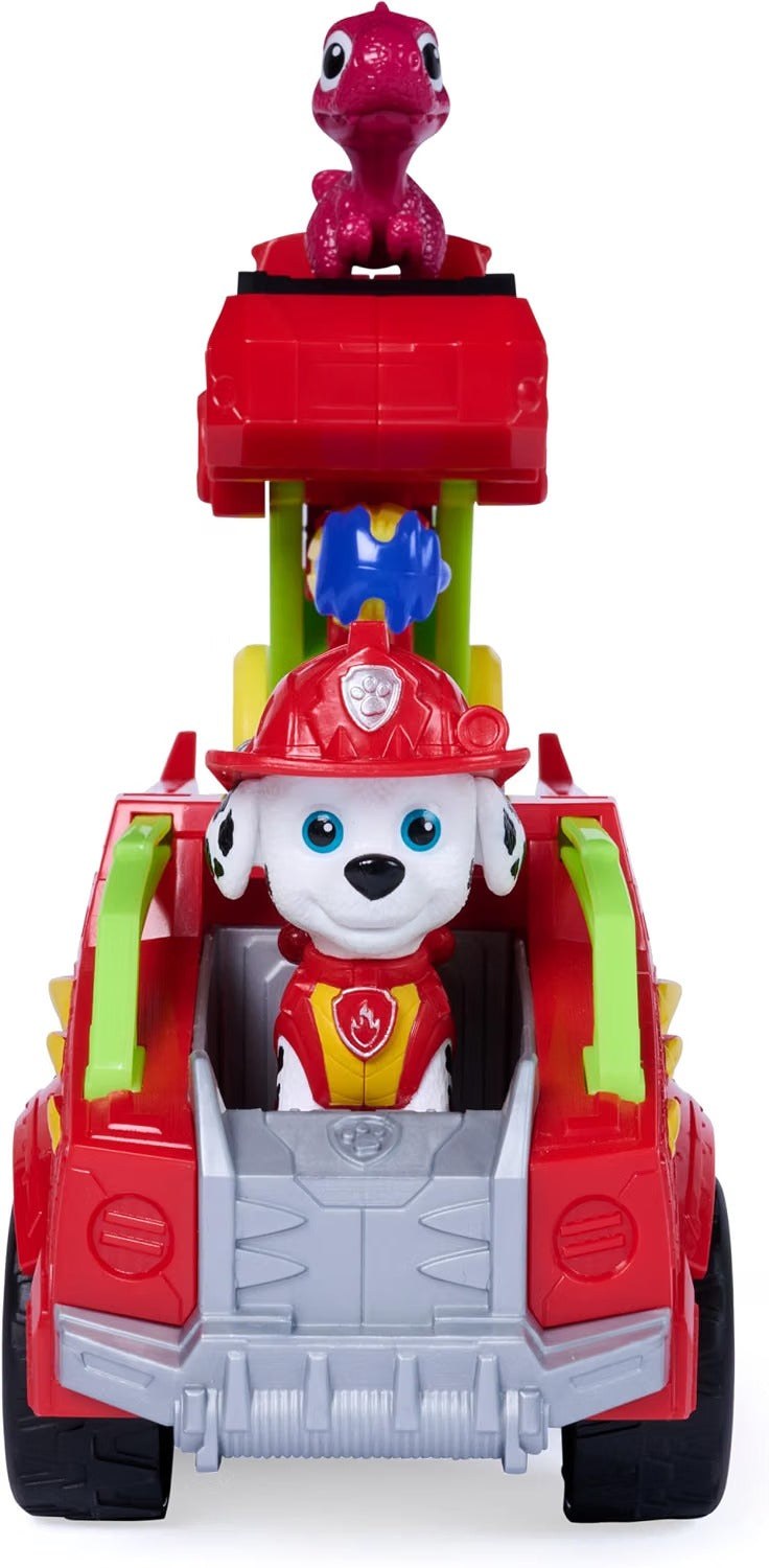 PAW Patrol The Dino Movie Marshall Dino Rescue Firetruck Toy Vehicle