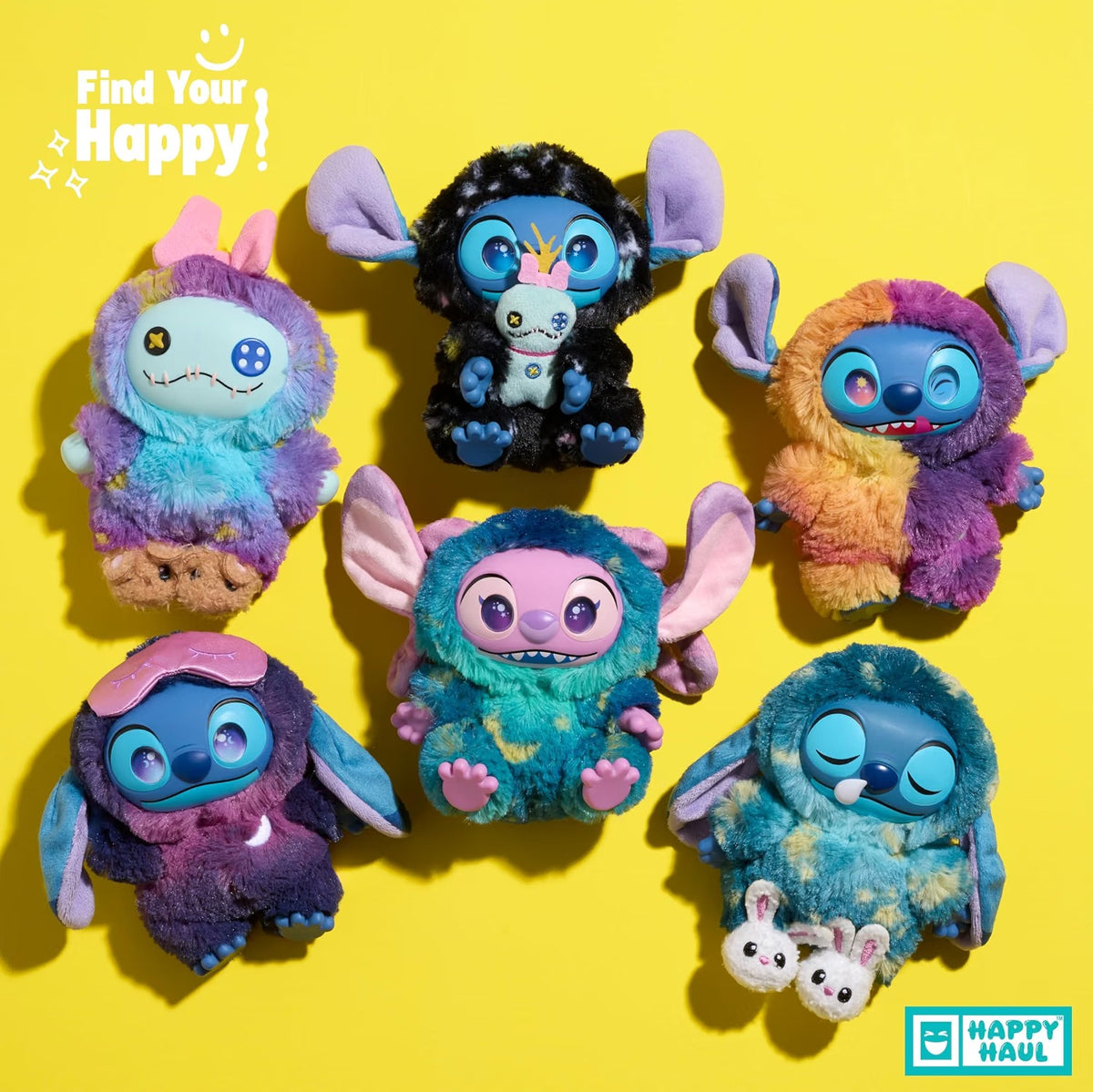 Disney Stitch Sleepy Stars Vinyl Plush Clip-on Surprise Toy