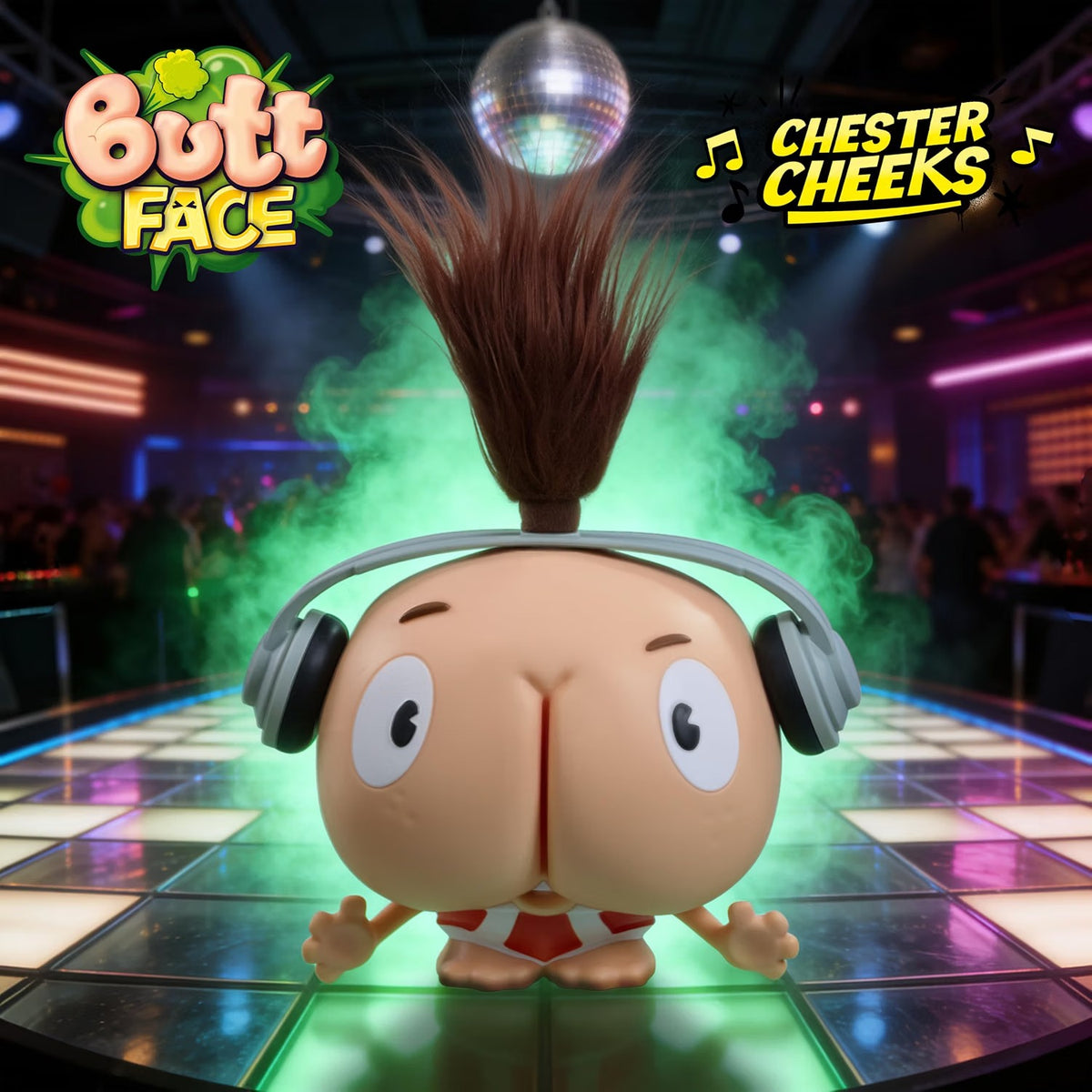 Butt Face: Chester Cheeks | Hilarious Farting Sound Effects + Jiggle Wiggle Dancing | Great Gag Gift for Kids!