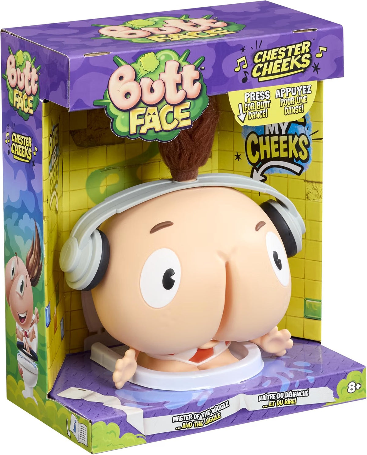 Butt Face: Chester Cheeks | Hilarious Farting Sound Effects + Jiggle Wiggle Dancing | Great Gag Gift for Kids!