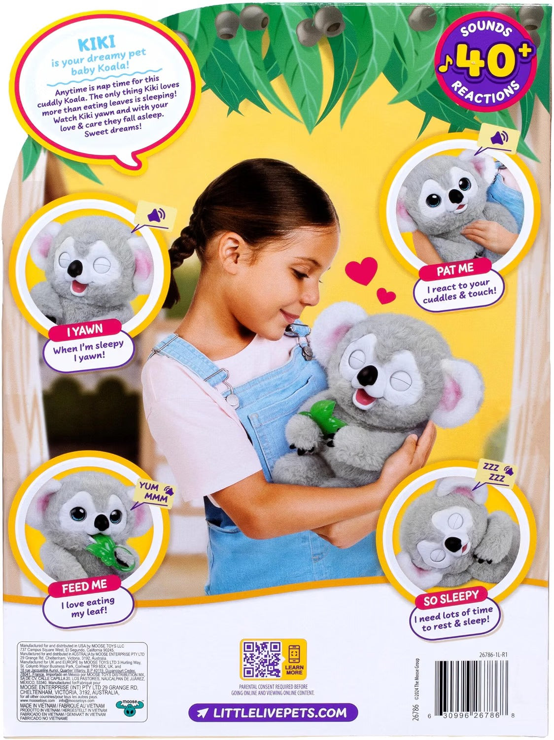 LITTLE LIVE PETS My Baby Koala Kiki, Koala Stuffed Animal