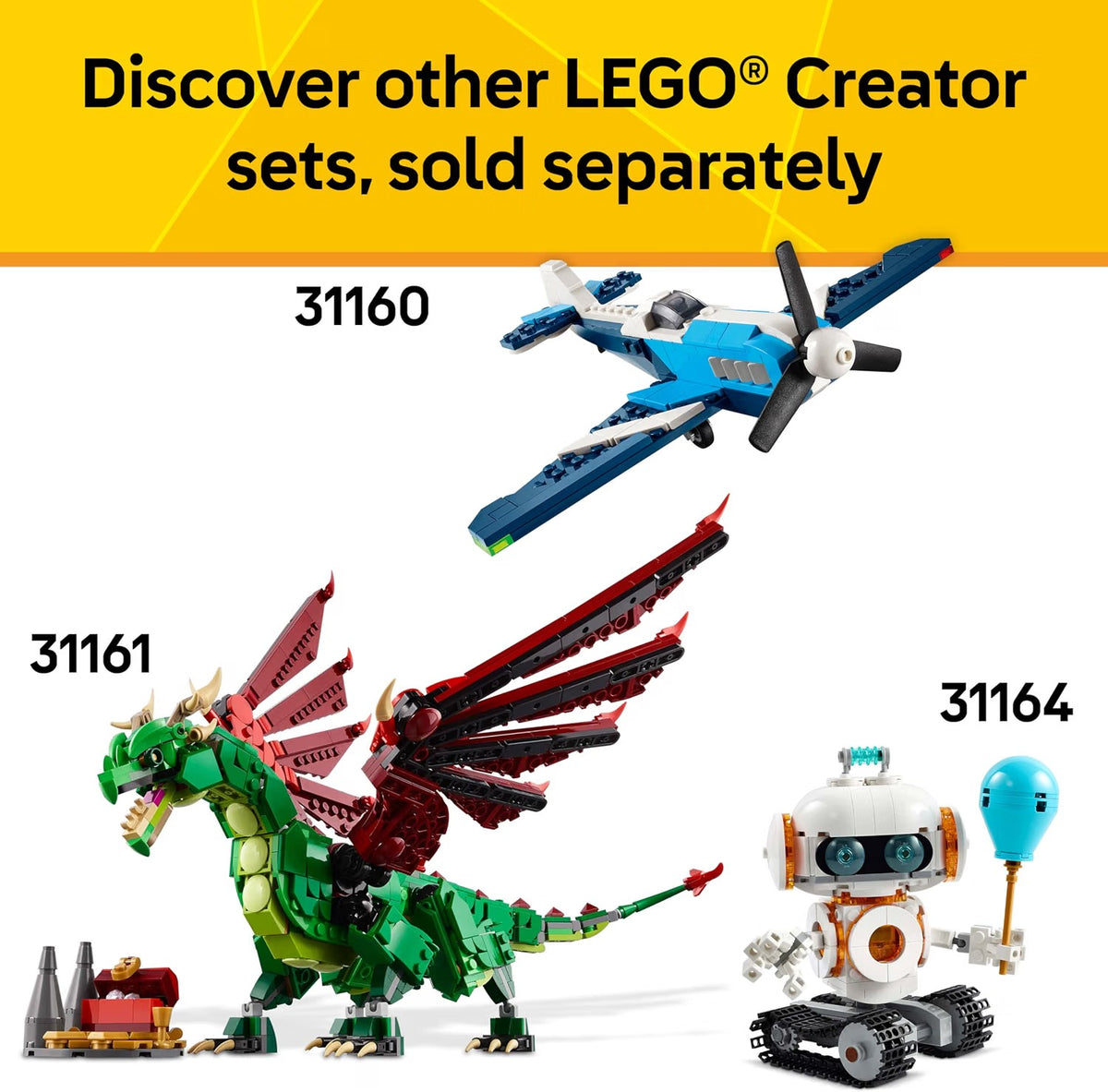 LEGO Creator 3 in 1 Wild Animals Surprising Spider Toy 31159 - Spider, Scorpion or Snake Building Set, Ages 7+