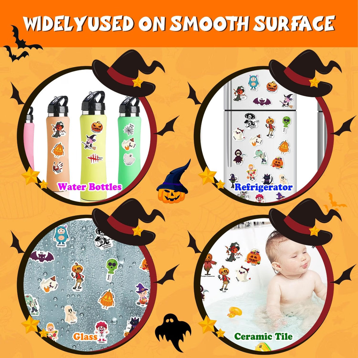 Halloween Sticker Book for Kids – Crafts, Toys & Gifts