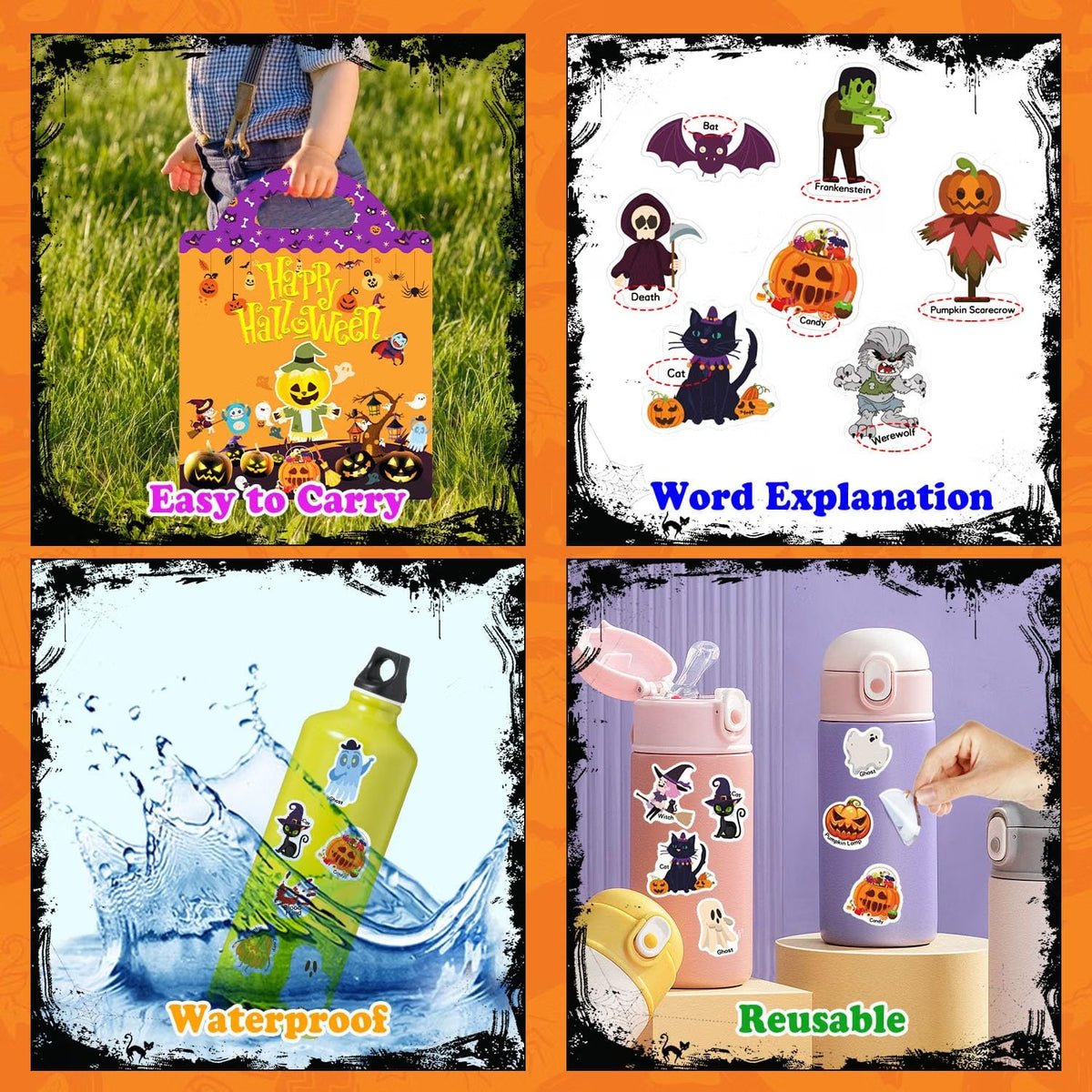 Halloween Sticker Book for Kids – Crafts, Toys & Gifts