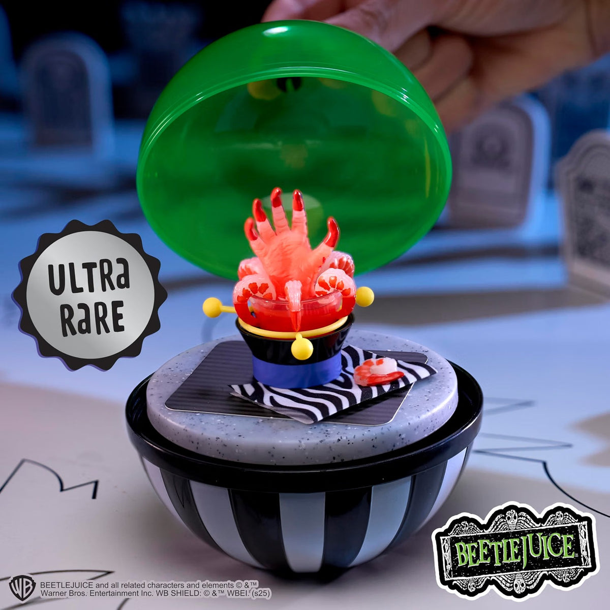 MGA's Miniverse Make It Mini Halloween Beetlejuice (3 Pack) Mystery Blind Packaging Resin Collectibles, Ages 8+