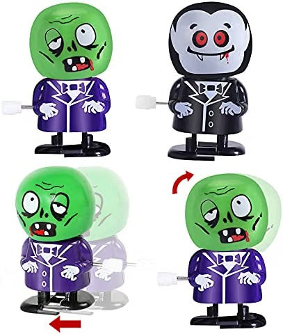 12pcs Halloween Wind Up Toys Assortment for Halloween Party Favors