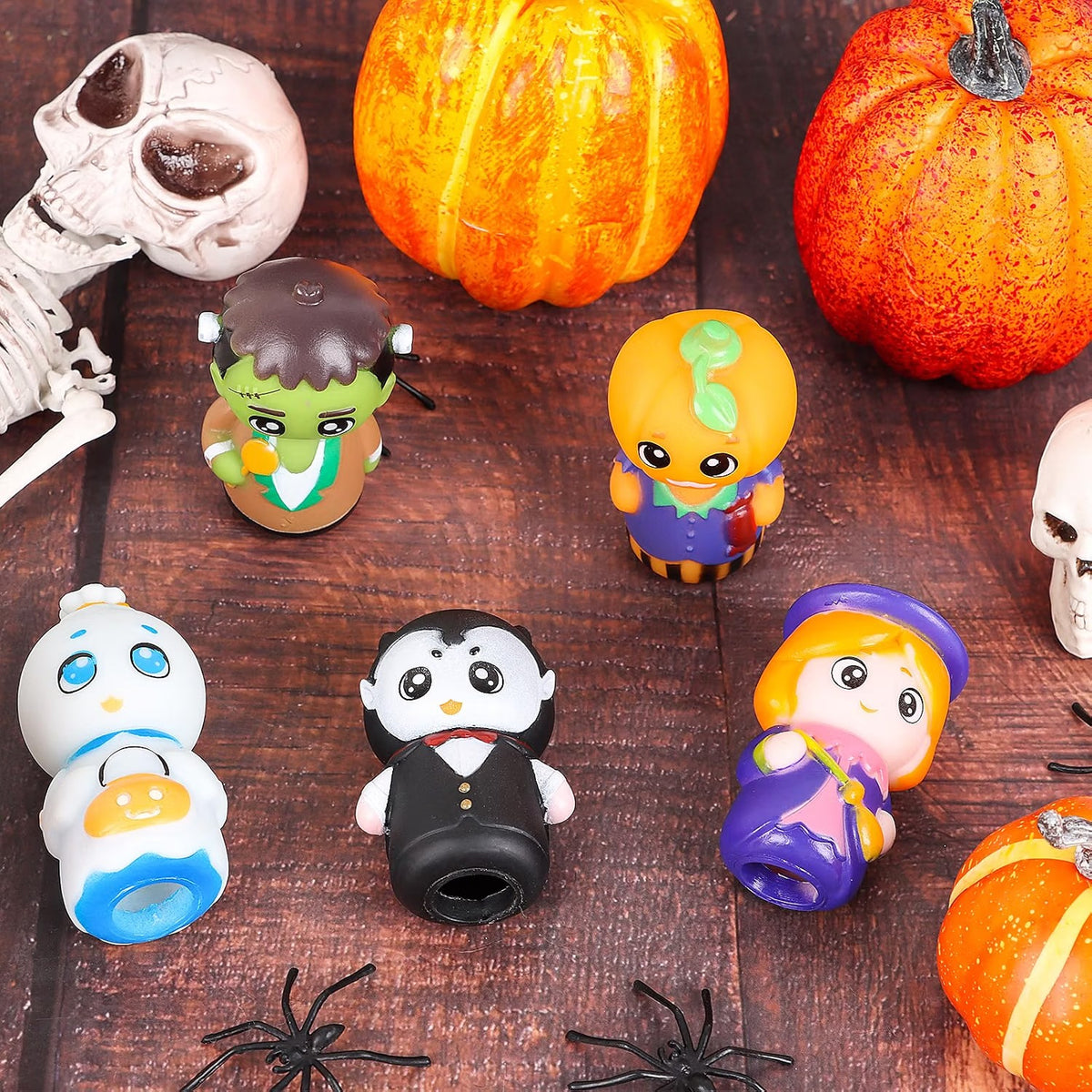 FOIMAS Halloween Finger Puppets, 5-Piece Set