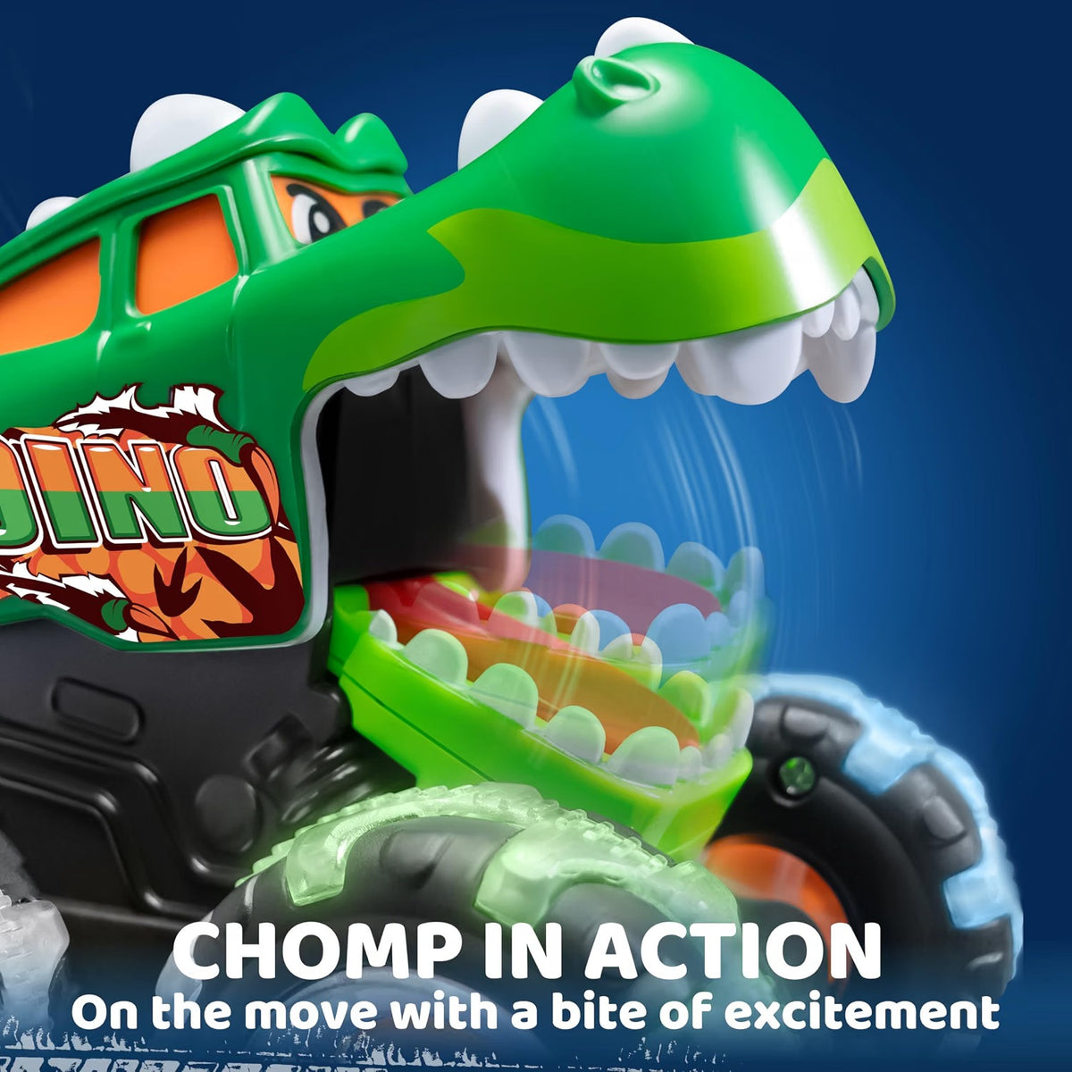 JOYIN 3-Pack Light-Up Dinosaur Monster Trucks
