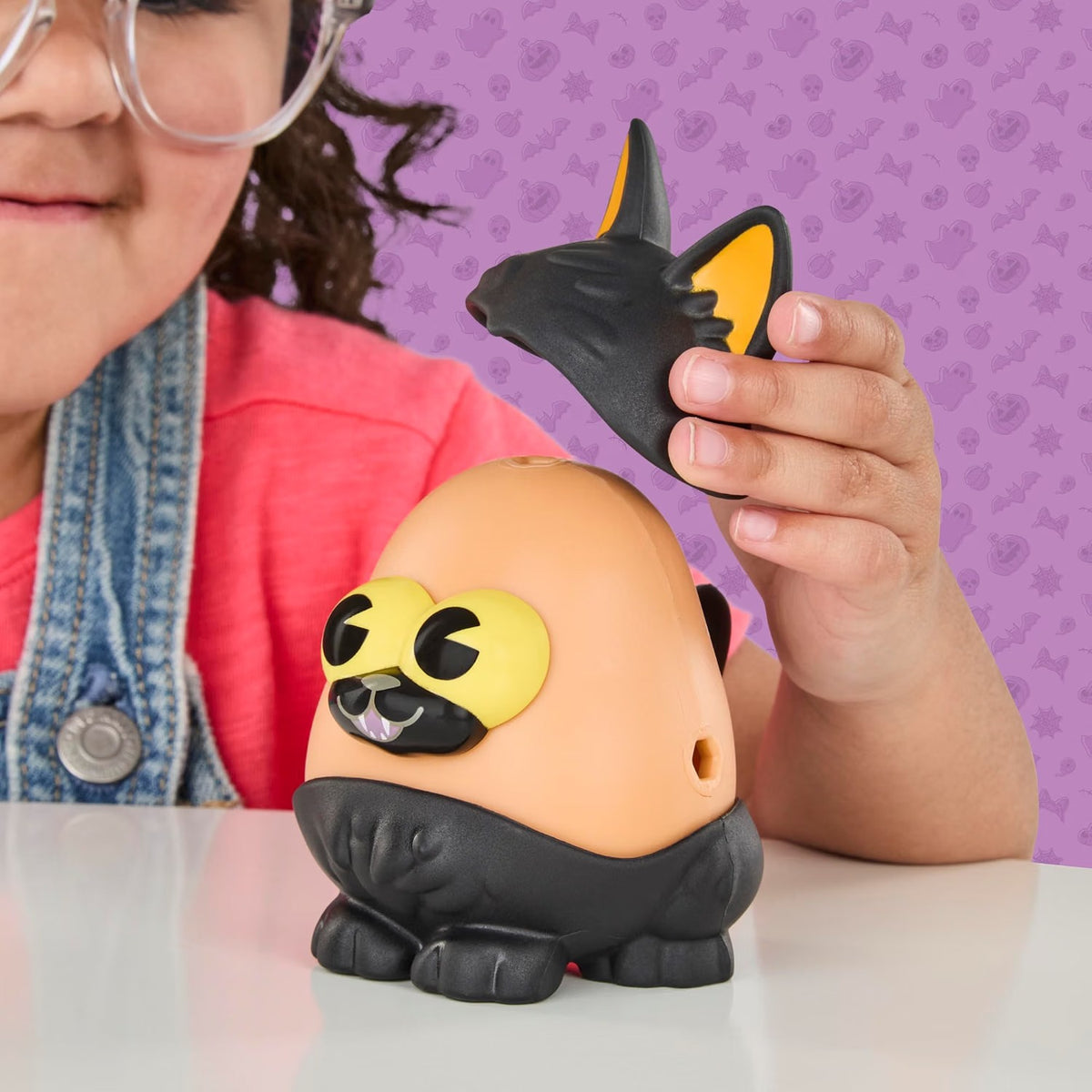 Potato Head Spooky Tots | 11 Pieces | Two 3-Inch Potato Bodies with 9 Accessories | Preschool Halloween Toys for Kids 2+