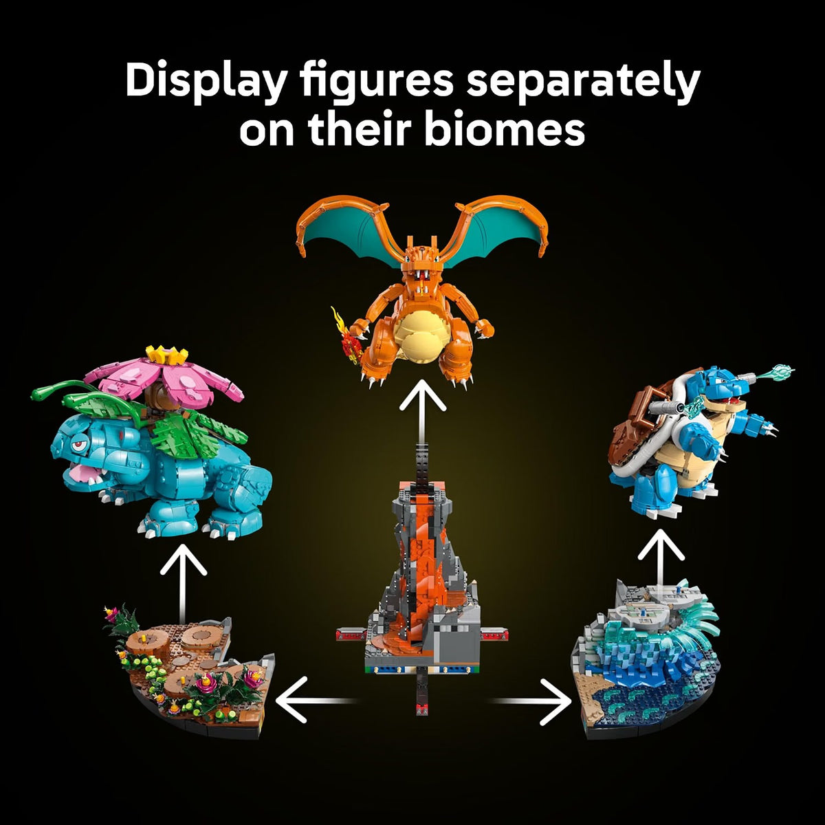 LEGO Pokémon Venusaur, Charizard and Blastoise 72153