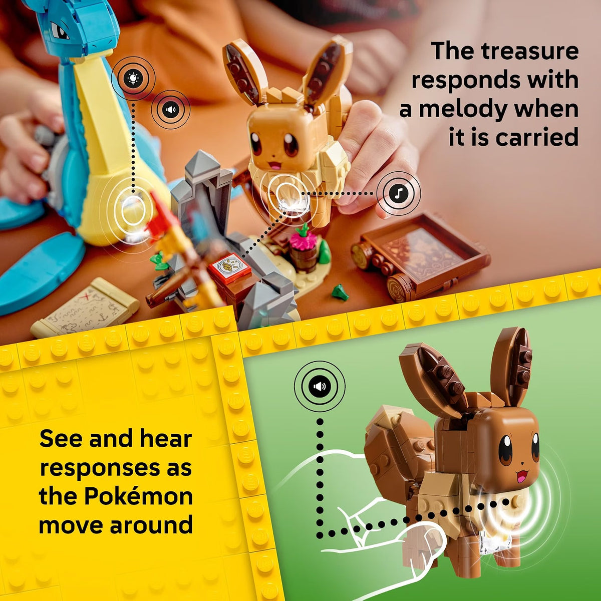 LEGO Pokémon SMART Play: Eevee and Lapras's Treasure Hunt 72162