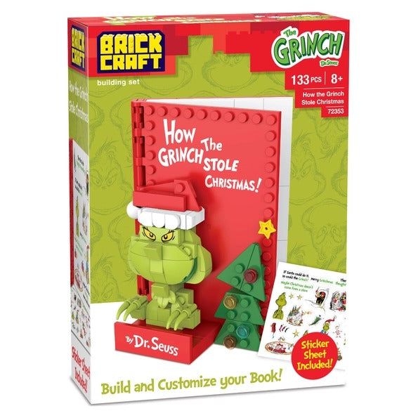 Grinch Stole Christmas 3D Book Building Set 133pc