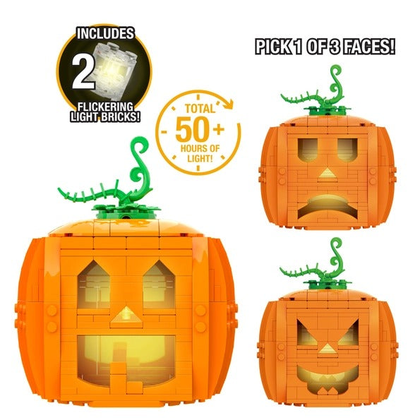 Jack-O-Lantern Pumpkin Halloween Building Set 233pc