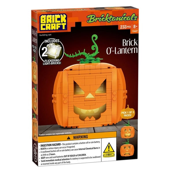 Jack-O-Lantern Pumpkin Halloween Building Set 233pc