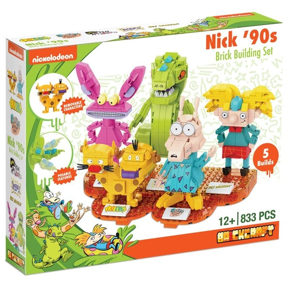 Nickelodeon 90s Icons Building Set, Retro TV 833pc