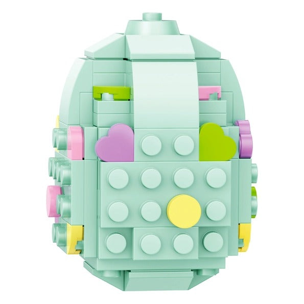 Easter Egg Building Set, Spring Decor Brick Kit 92pc