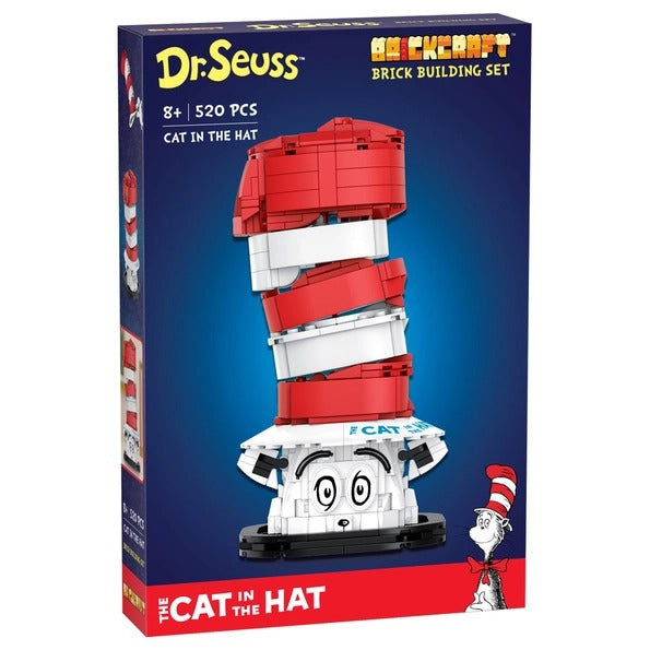 Cat in the Hat Dr. Seuss Bust Building Set 520pc