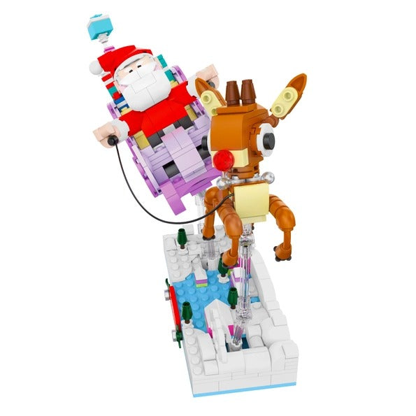 Rudolph Santa's Sleigh Christmas Building Set 586pc