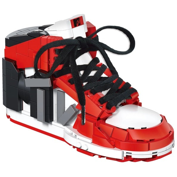 MTV High Top Sneaker Building Set, 80s Decor 562pc