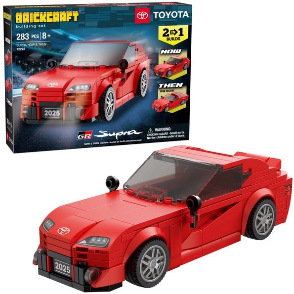 Toyota Supra 2-in-1 Now & Then Car Building Set 283pc