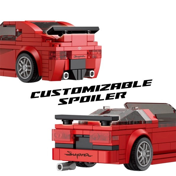 Toyota Supra 2-in-1 Now & Then Car Building Set 283pc