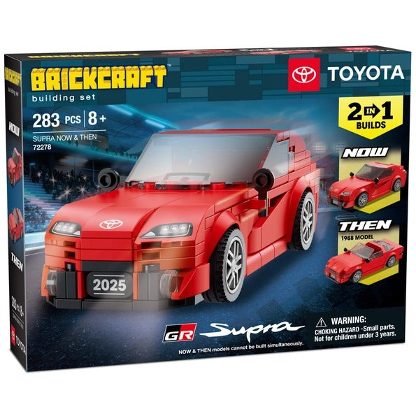 Toyota Supra 2-in-1 Now & Then Car Building Set 283pc