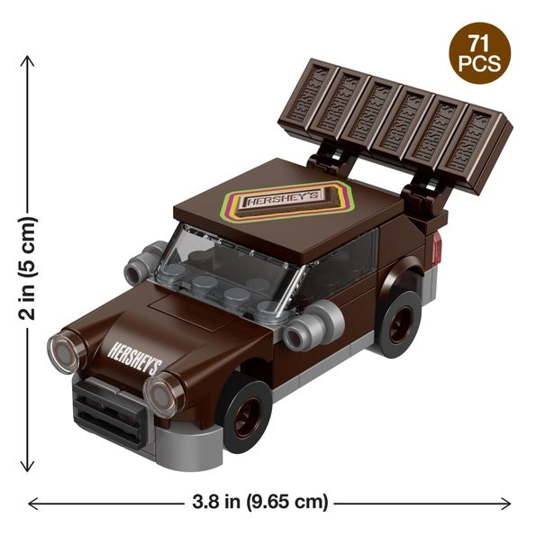 Hershey's Milk Chocolate Racer Car Building Set 71pc