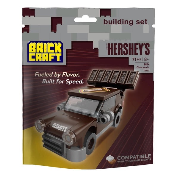 Hershey's Milk Chocolate Racer Car Building Set 71pc