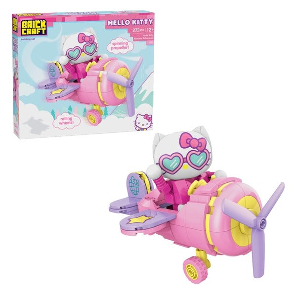 Hello Kitty Airplane Adventure Building Set 273pc