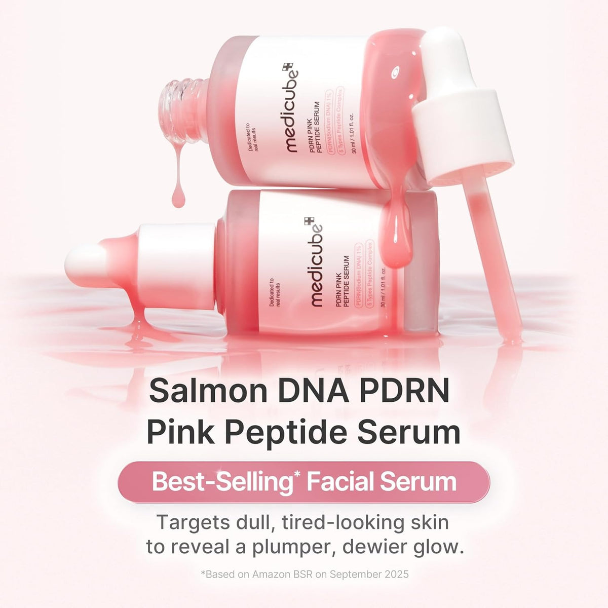 medicube PDRN Daily Glow Routine Set - Milky Toner, Serum and Capsule Cream