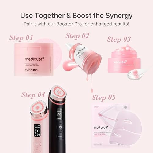 medicube PDRN Daily Glow Routine Set - Milky Toner, Serum and Capsule Cream