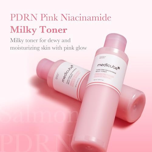 medicube PDRN Daily Glow Routine Set - Milky Toner, Serum and Capsule Cream