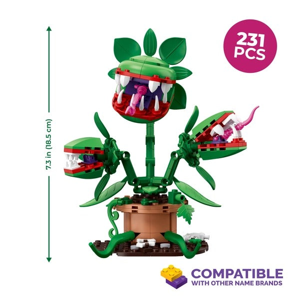Brick Craft Monster Plant Building Set, 231 Pieces