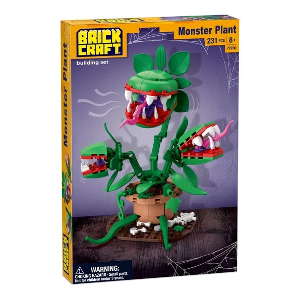 Brick Craft Monster Plant Building Set, 231 Pieces