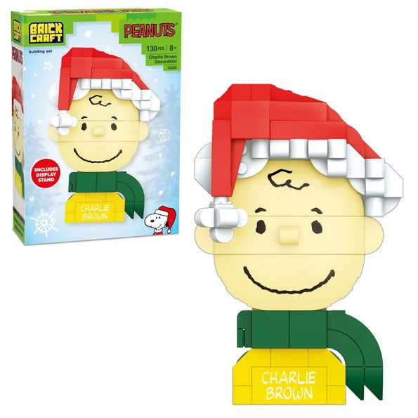 Peanuts Charlie Brown Holiday Ornament Building Set, 130 Pieces
