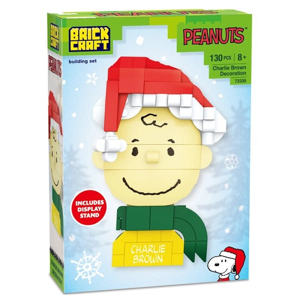 Peanuts Charlie Brown Holiday Ornament Building Set, 130 Pieces