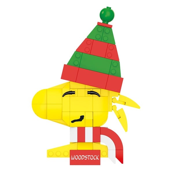 Peanuts Woodstock Holiday Ornament Building Set, 129 Pieces