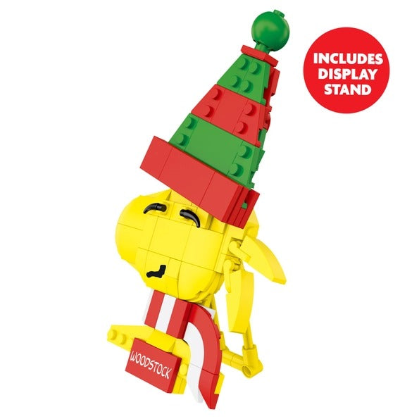 Peanuts Woodstock Holiday Ornament Building Set, 129 Pieces