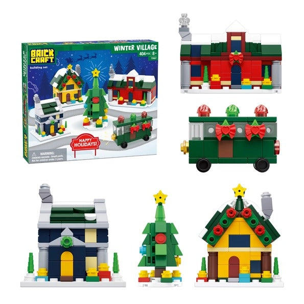 BrickCraft Winter Village Building Set