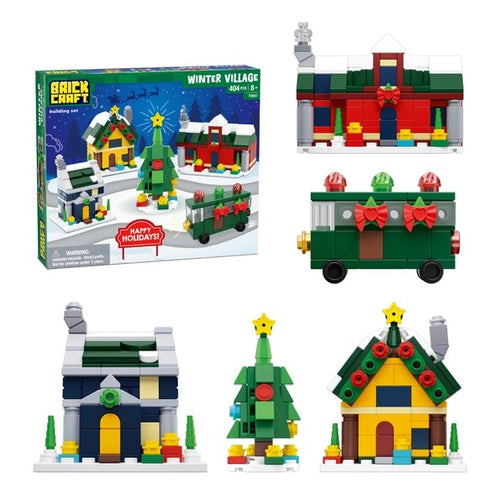 BrickCraft Winter Village Building Set