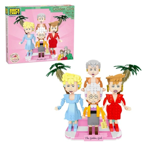 BrickCraft The Golden Girls Character Building Set – 734 Pieces
