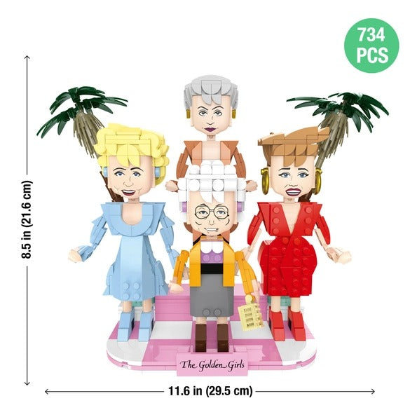 BrickCraft The Golden Girls Character Building Set – 734 Pieces