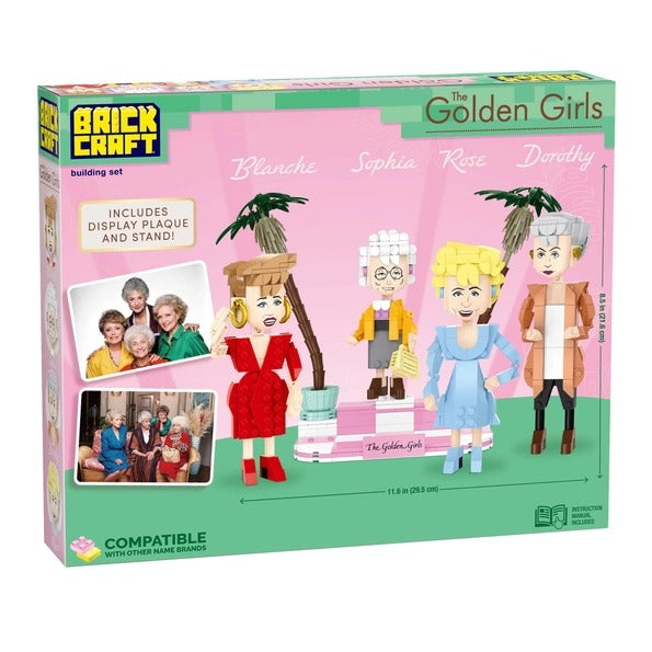 BrickCraft The Golden Girls Character Building Set – 734 Pieces