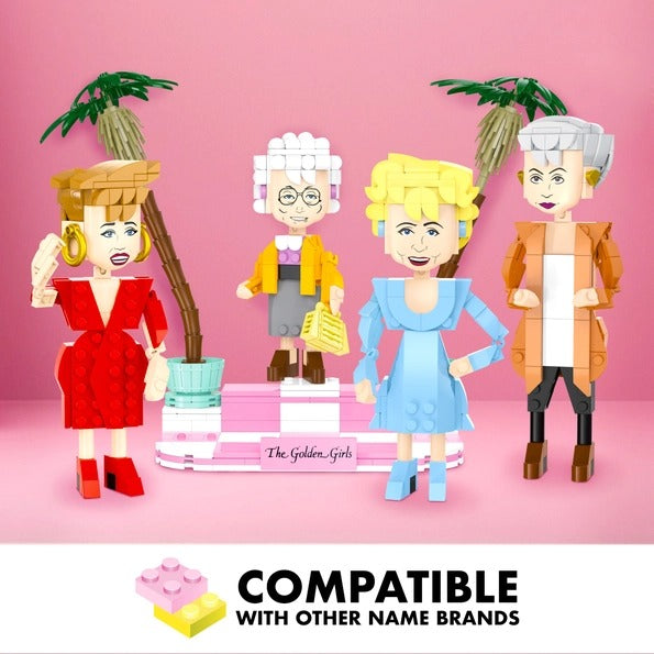 BrickCraft The Golden Girls Character Building Set – 734 Pieces