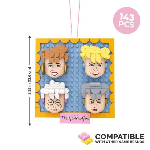BrickCraft The Golden Girls Hanging Decoration – 143 Pieces